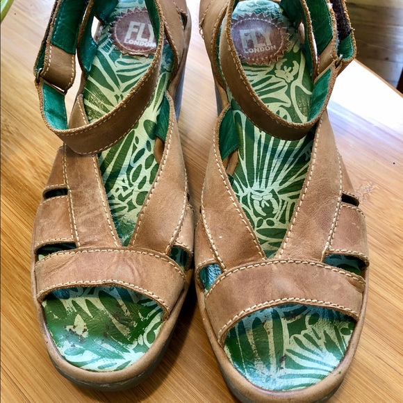 Fly London Brown Sandals 40 - Picture 5 of 9